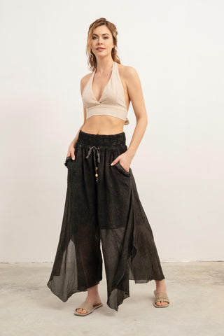 Flared Pants - Black / Standard - Trousers
