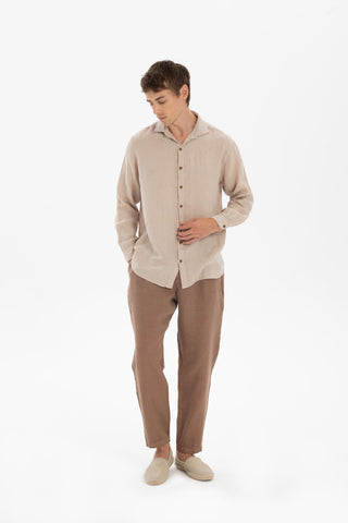 100% Linen Men's Shirt