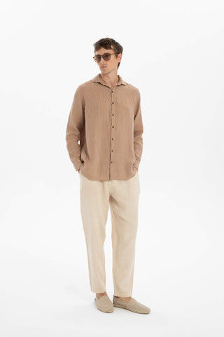 100% Linen Men's Shirt