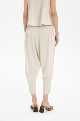 Ribbed Skinny Leg Shalwar Trousers