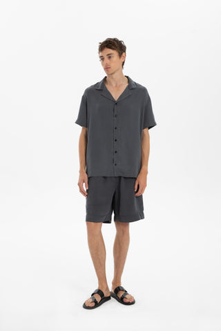 Tensel Turn-down Collar Short Sleeve Men’s Shirt - Shirt