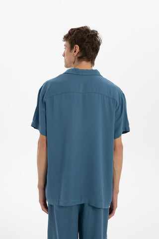 Tensel Turn-down Collar Short Sleeve Men’s Shirt - Shirt