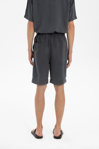 Tencel Relaxed Fit Drawstring Men Short