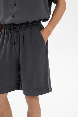 Tencel Relaxed Fit Drawstring Men Short