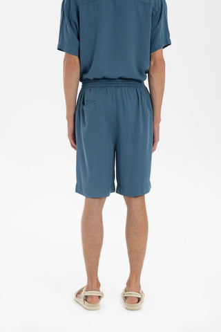 Tencel Relaxed Fit Drawstring Men Short