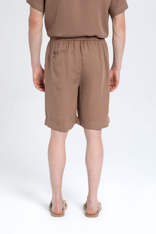 Tencel Relaxed Fit Drawstring Men Short