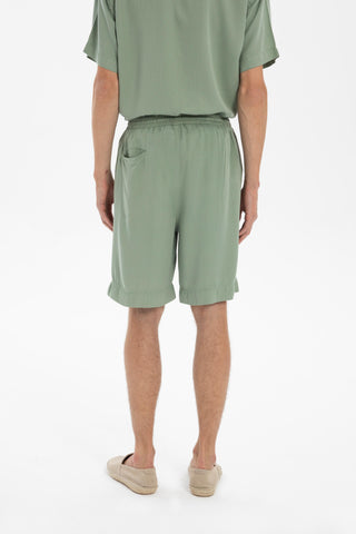 Tencel Relaxed Fit Drawstring Men Short