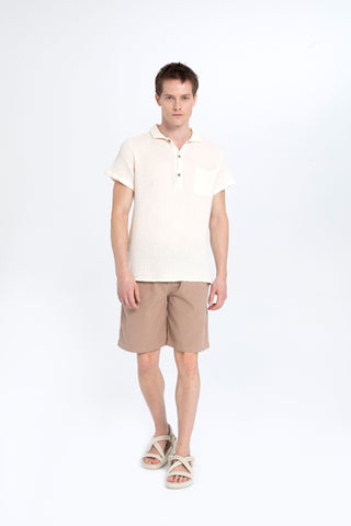 Cotton Woven Jogger Men's Shorts