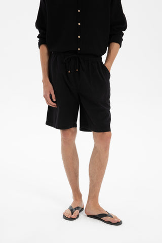 Cotton Woven Jogger Men's Shorts