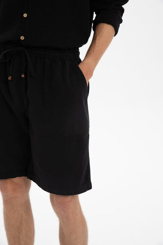 Cotton Woven Jogger Men's Shorts