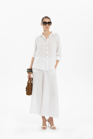 Linen Classic Cut Casual Women’s Shirt - Shirt