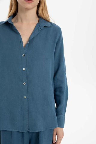 Linen Classic Cut Casual Women’s Shirt - Shirt