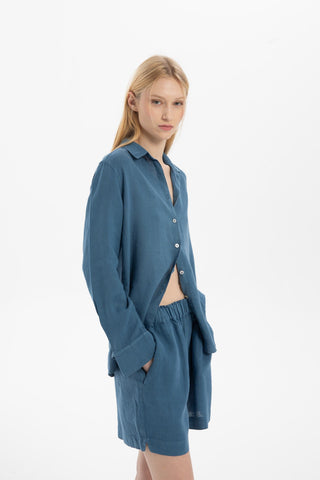 Linen Classic Cut Casual Women’s Shirt - Shirt
