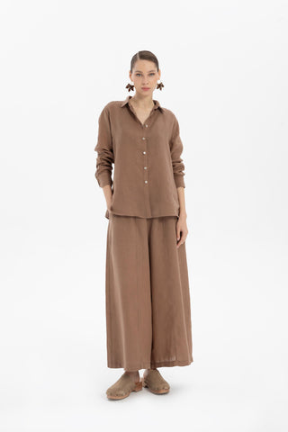 Linen Classic Cut Casual Women’s Shirt - Shirt