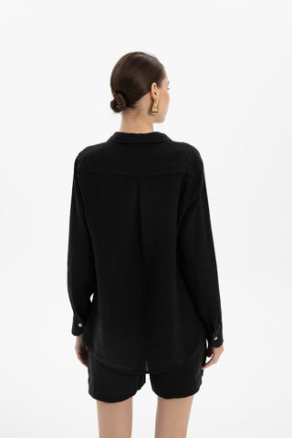 Linen Classic Cut Casual Women’s Shirt - Shirt