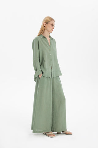 Linen Classic Cut Casual Women’s Shirt - Shirt