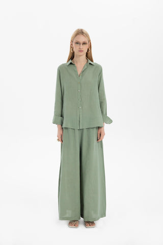 Linen Classic Cut Casual Women’s Shirt - Shirt