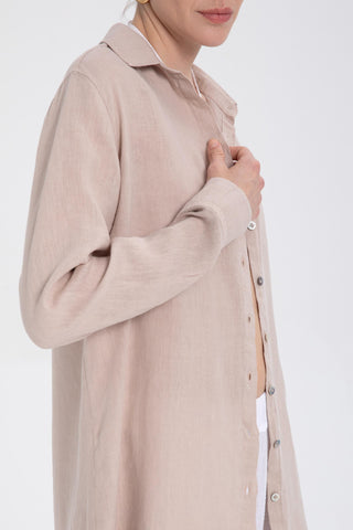 Linen Classic Cut Tunic Shirt