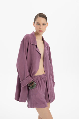 Linen Viscose Flowy Women's Jacket