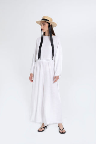 Tencel Linen Soft Textured Batwing Sleeve Blouse