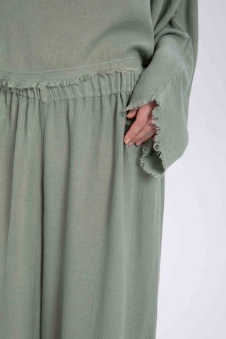 Natural Textured Comfortable Women’s Trousers - Trousers