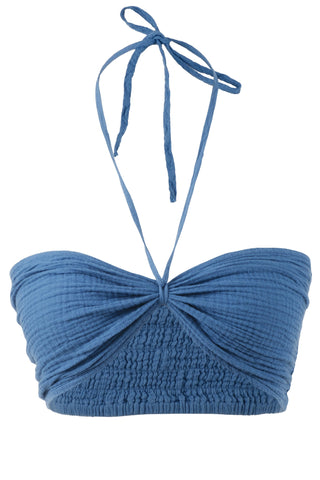 Crop Top with Elastic Back