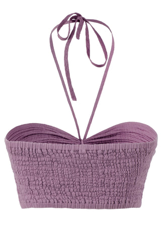 Crop Top with Elastic Back