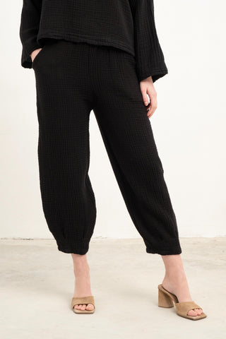 Muslin Women’s Pleated Pants - Trousers