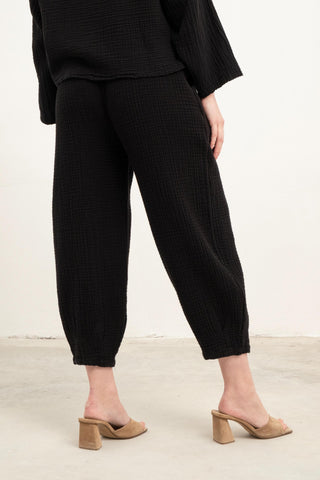 Muslin Women’s Pleated Pants - Trousers