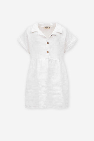 Muslin Collar Girl's Dress