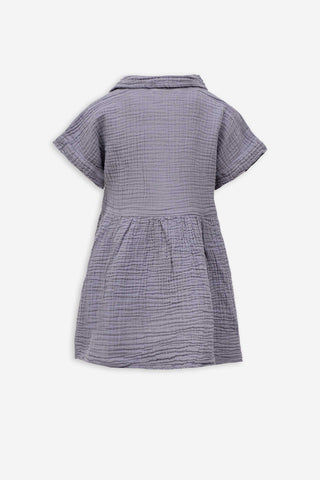 Muslin Collar Girl's Dress
