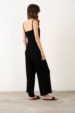 Muslin Knitted Strappy Women’s Jumpsuit - Jumpsuit