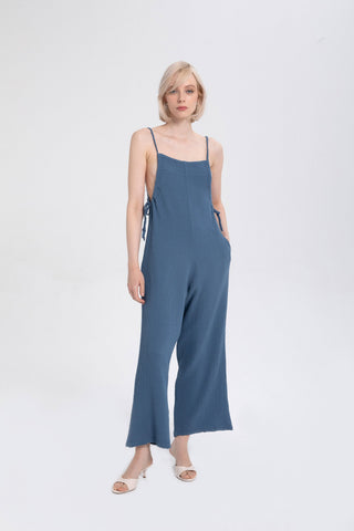 Muslin Knitted Strappy Women’s Jumpsuit - Jumpsuit