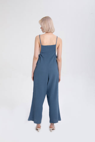 Muslin Knitted Strappy Women’s Jumpsuit - Jumpsuit