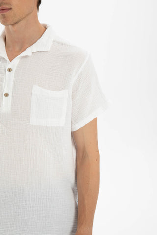 Muslin Polo Neck Men's T-Shirt