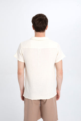 Muslin Polo Neck Men's T-Shirt