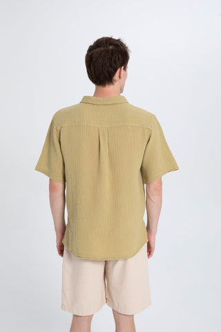 Muslin Polo Neck Men's T-Shirt