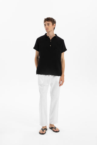 Muslin Polo Neck Men's T-Shirt