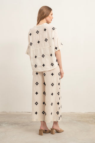 Bordered Women’s Trousers - Trousers