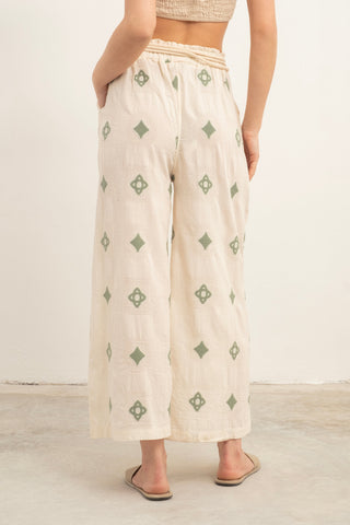 Bordered Women’s Trousers - Trousers