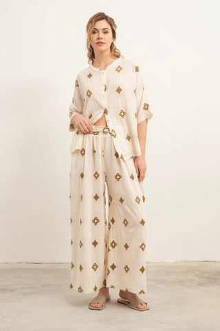 Bordered Women's Trousers