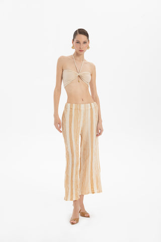 Crop Top with Elastic Back