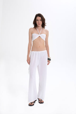 Crop Top with Elastic Back