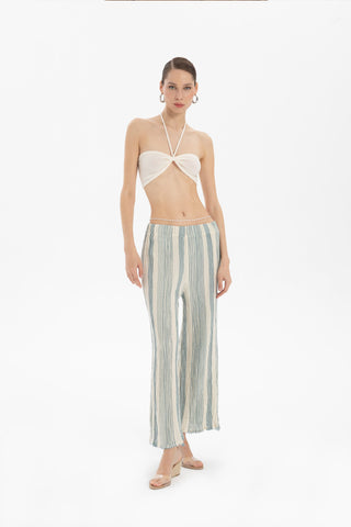 Crop Top with Elastic Back