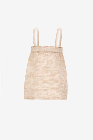 Muslin Strap Girl’s Blouse - Beige / 2/3 Years - Blouse