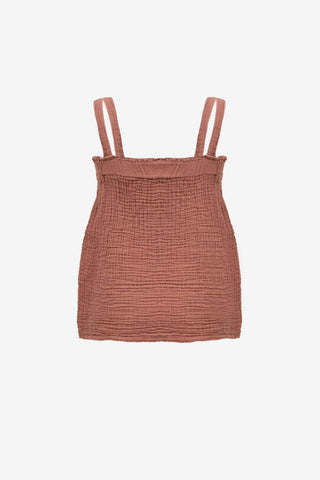 Muslin Strap Girl’s Blouse - Dusty Rose / 2/3 Years - Blouse