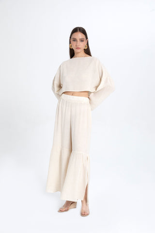 Hooded Batwing Sleeve Short Blouse