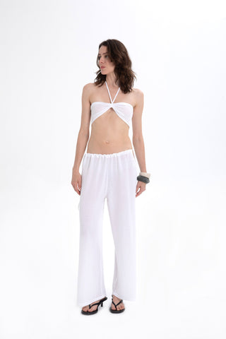Low-Cut Strappy Trousers