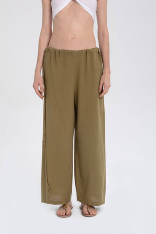 Low-Cut Strappy Trousers
