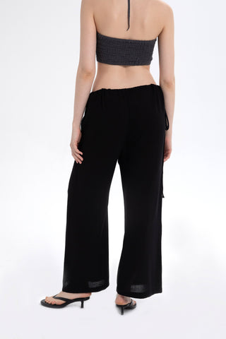 Low-Cut Strappy Trousers